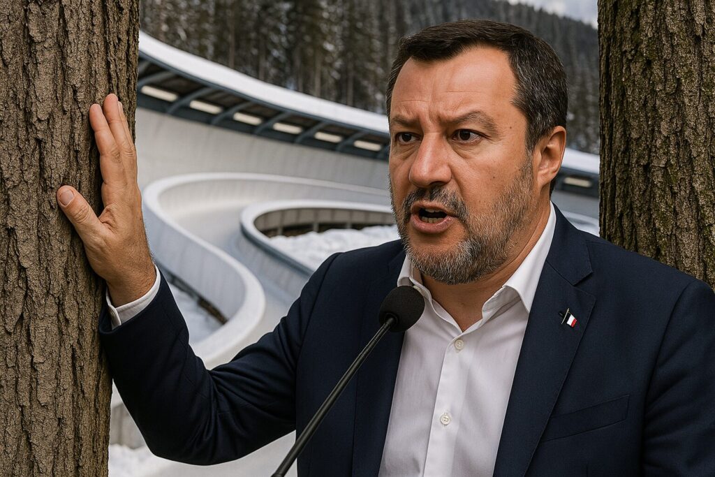 Salvini piste bob