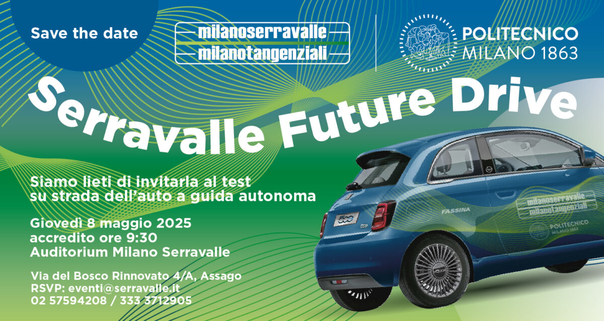Il Politecnico di Milano e Serravalle insieme per la guida autonoma