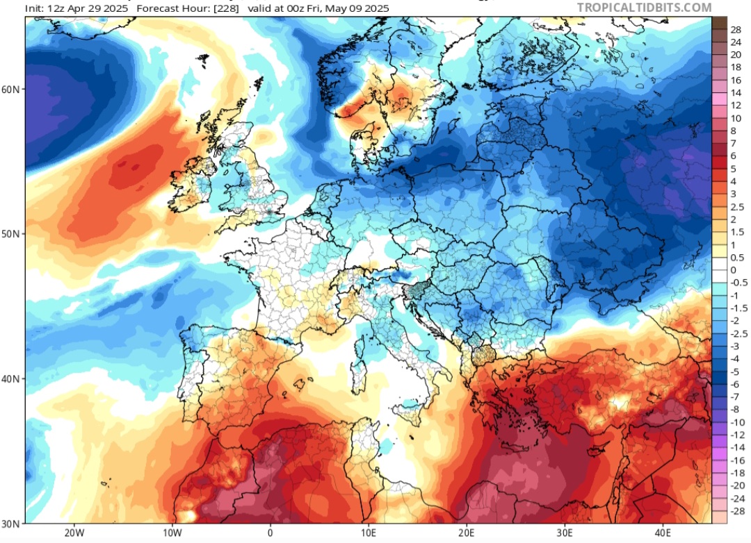 Temperature 5 maggio