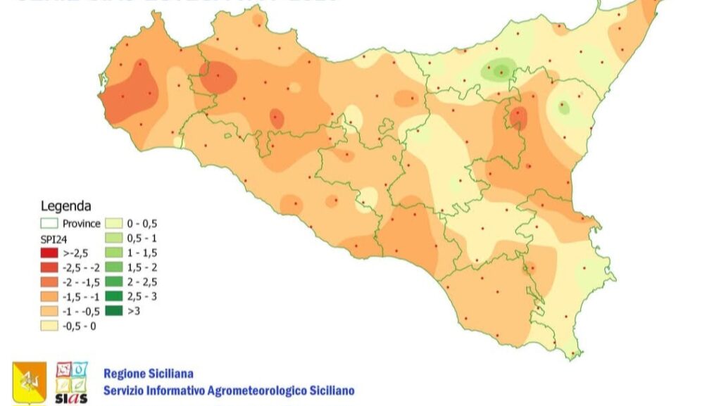 Temperature minime Sicilia