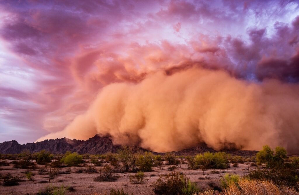 Tempesta di polvere Haboob