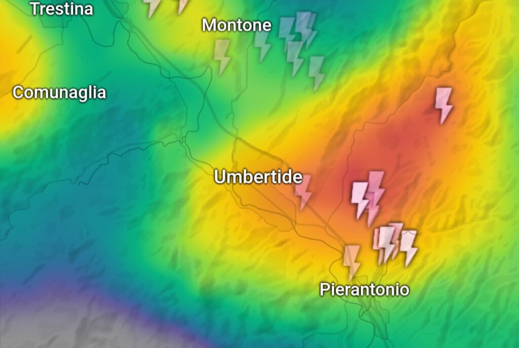 Temporale Umbertide Umbria