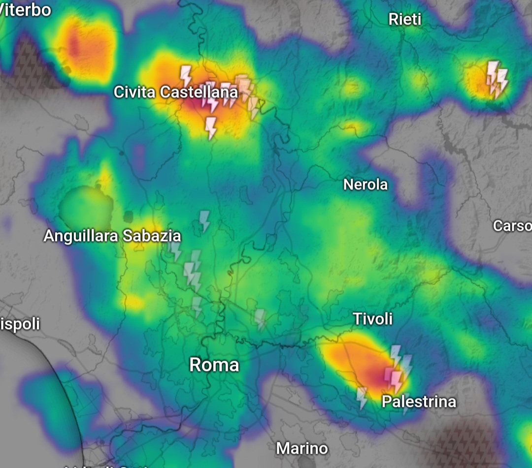 Temporali Lazio 28 aprile
