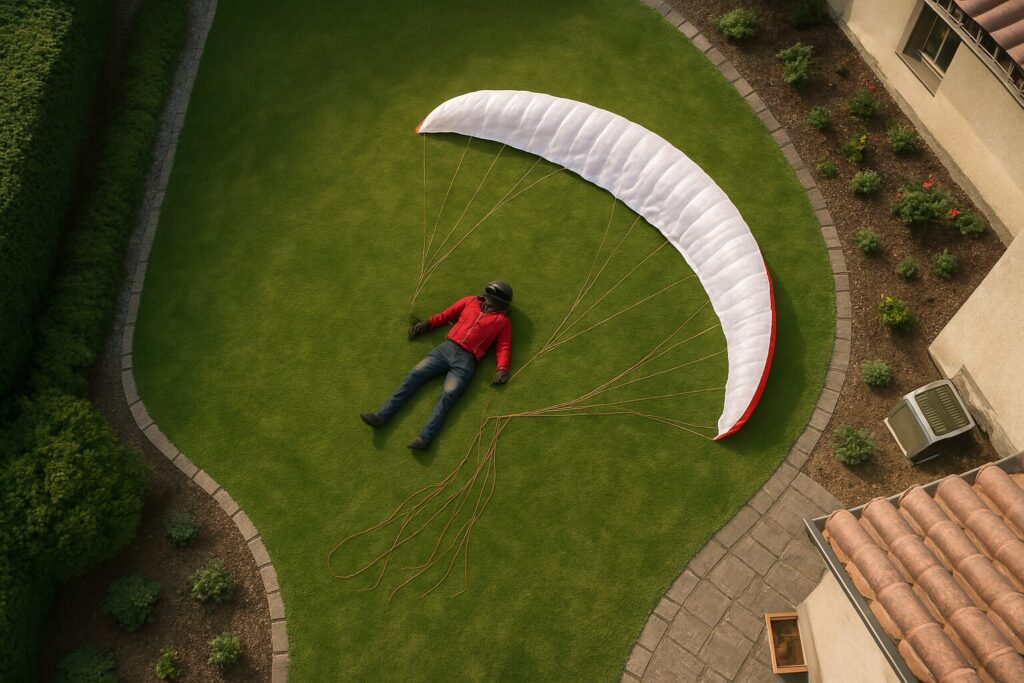 Uomo morto parapendio