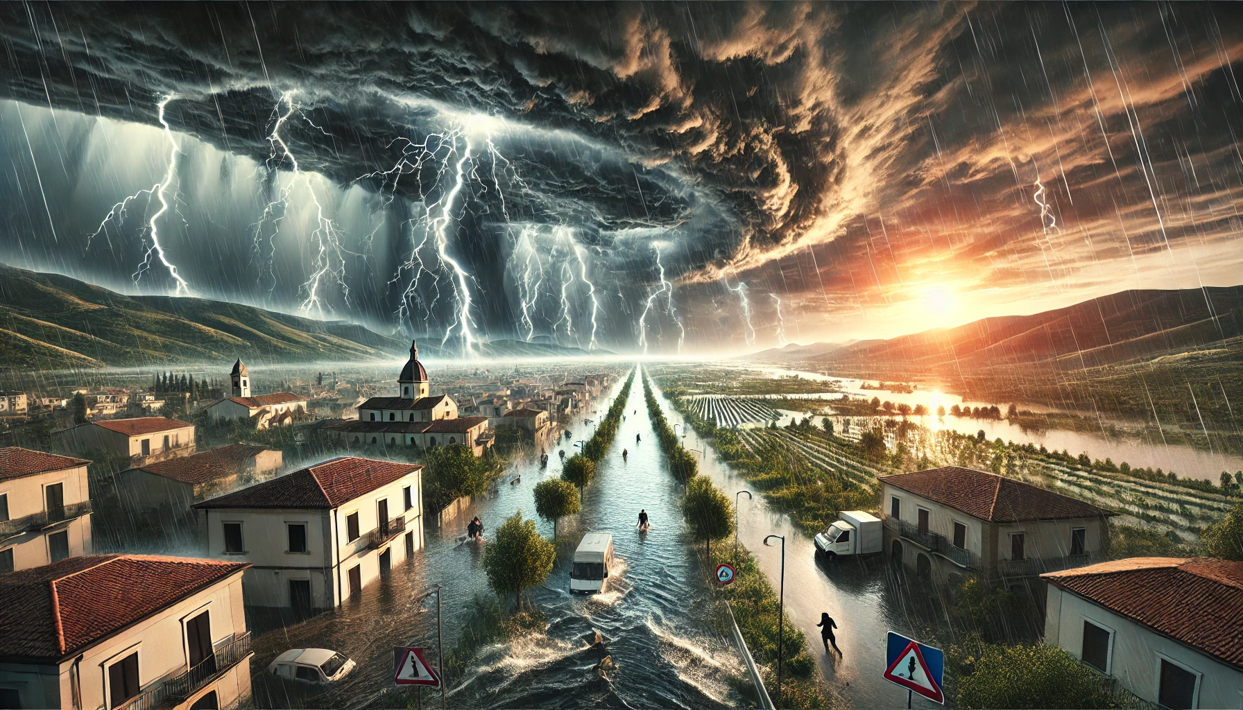 Allerta Meteo, forte maltempo al Nord/Est. Il Ciclone del 25 Aprile si sposta al Centro/Sud, e domenica ne arriva un altro | MAPPE