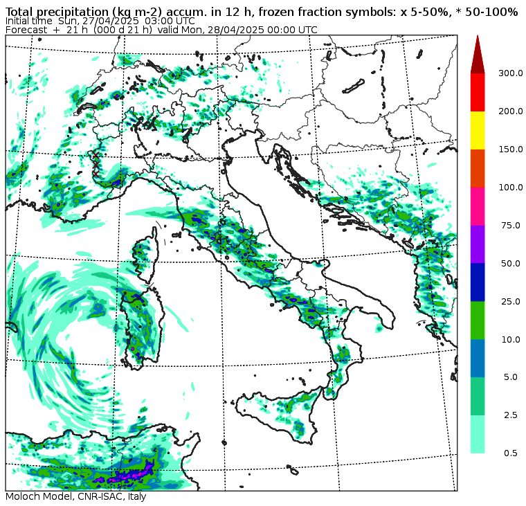 allerta meteo domenica 27 aprile