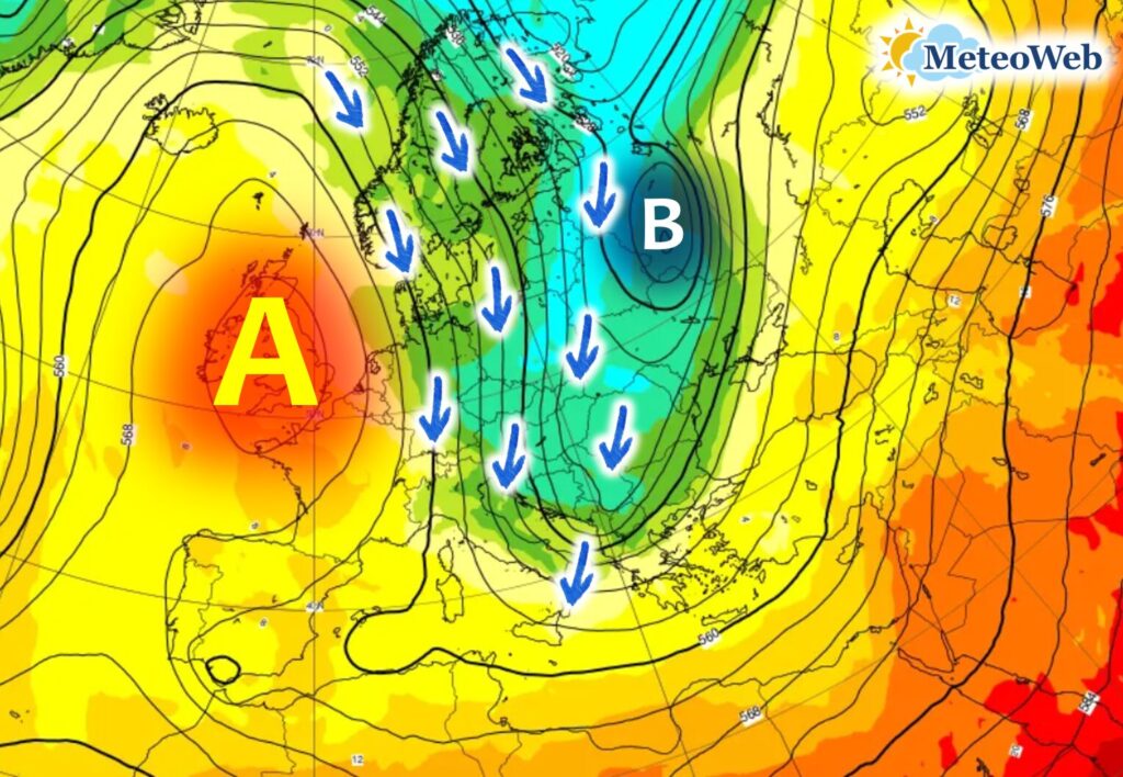 allerta meteo irruzione polare aprile 2025
