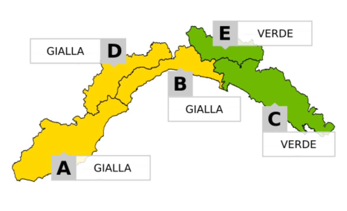 allerta meteo liguria
