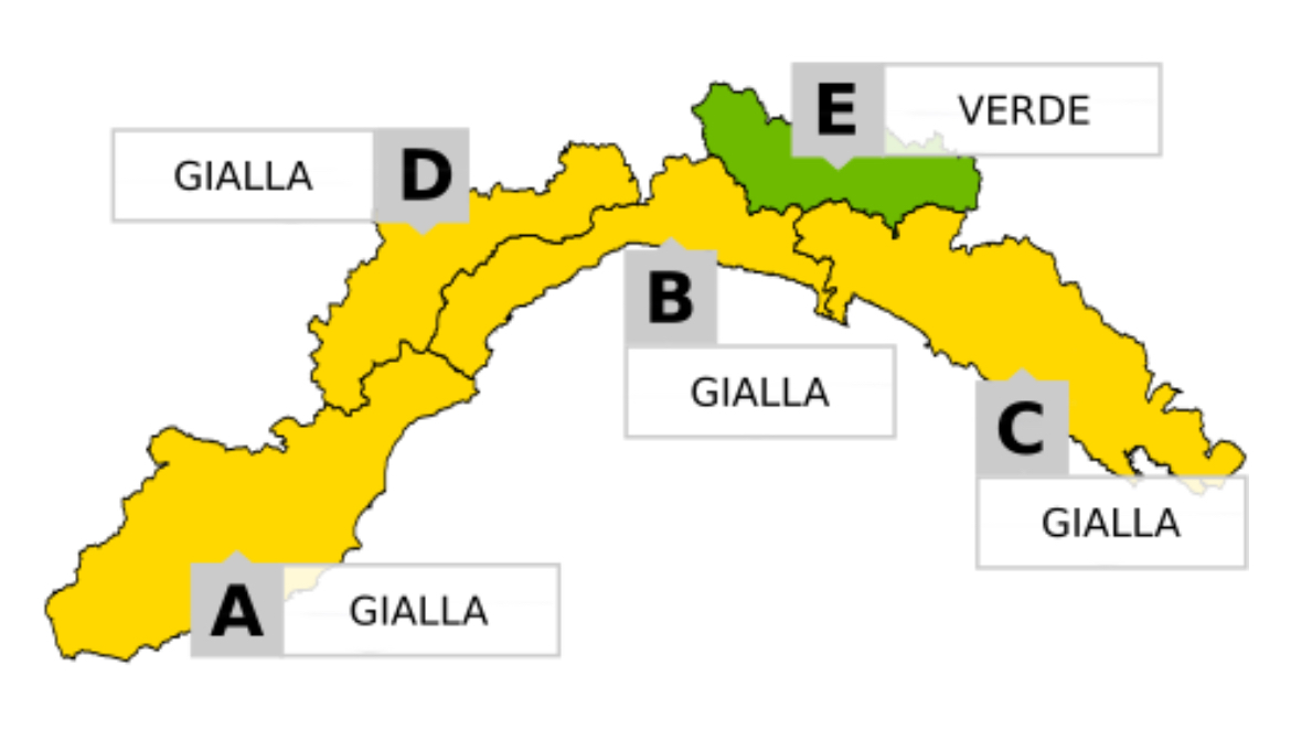 allerta meteo liguria