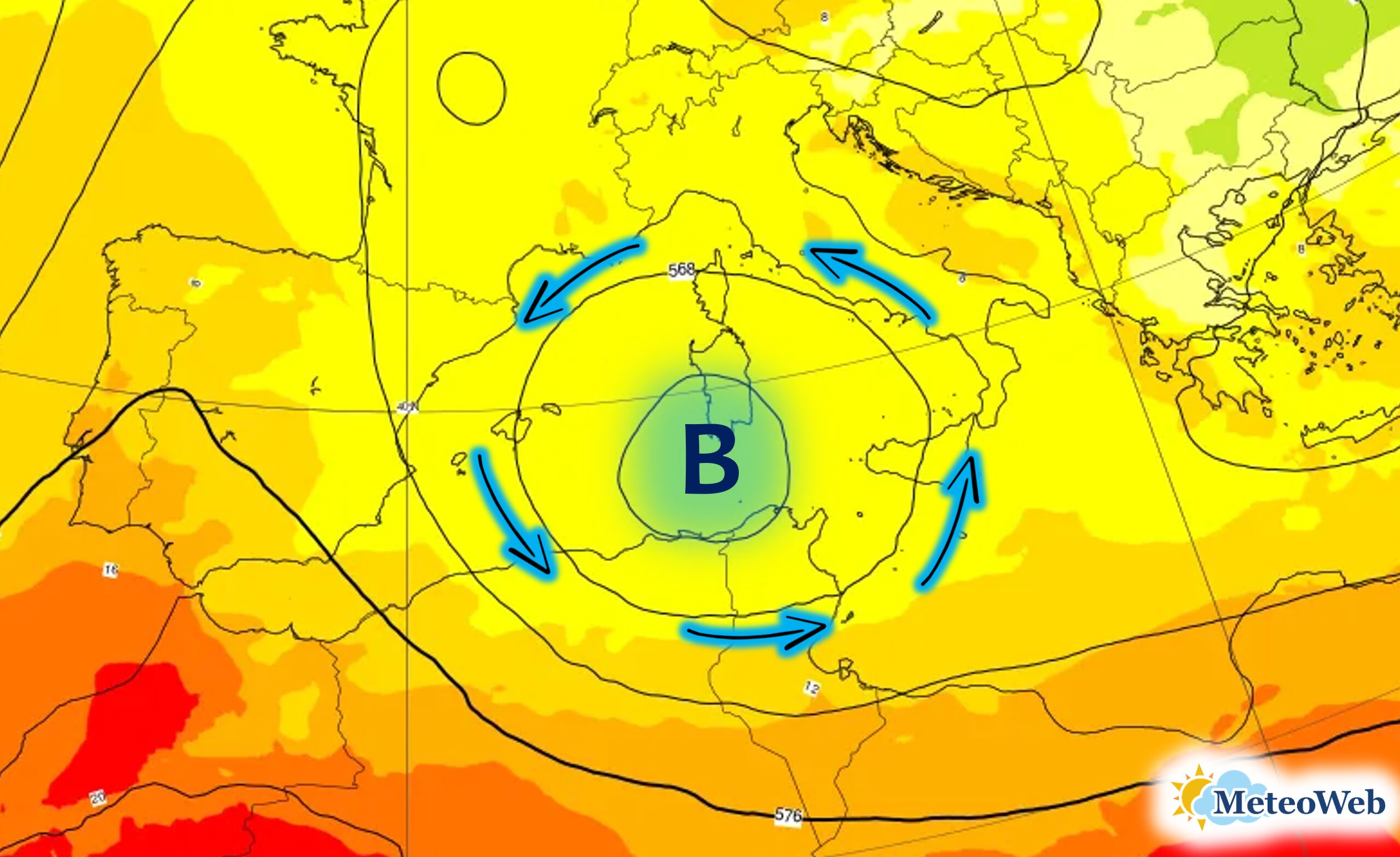Allerta Meteo, Ciclogenesi sulla Sardegna nelle prossime ore: nuova fase di forte maltempo sull’Italia