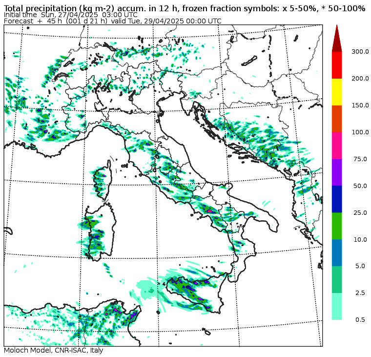 allerta meteo lunedì 28 aprile