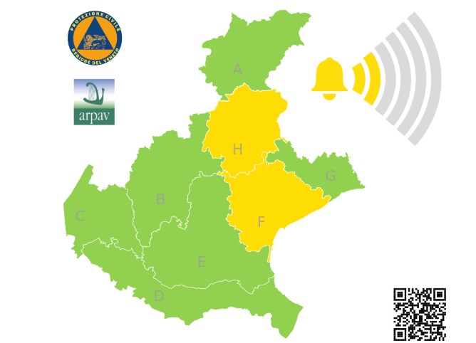 allerta meteo veneto 15 aprile