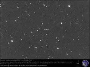 asteroide 2025 bc10 masi oggi