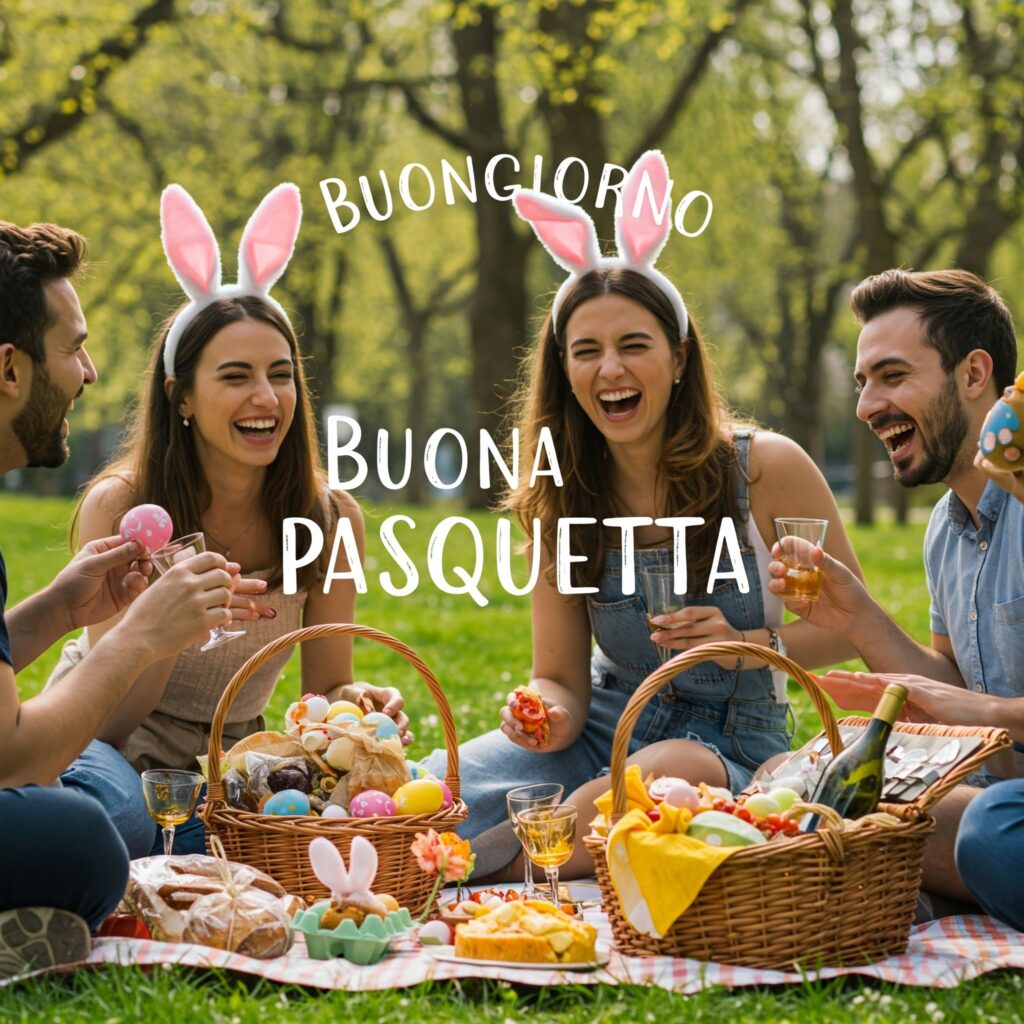 buongiorno buona pasquetta 2025 immagini frasi
