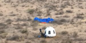 caduta jeff bezos blue origin