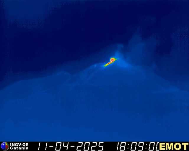 eruzione etna 11 aprile 2025