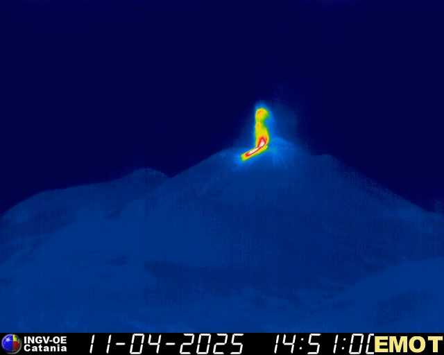 eruzione etna 11 aprile 2025