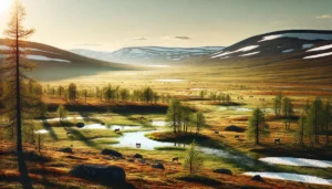 estate caldo clima lapponia finlandia