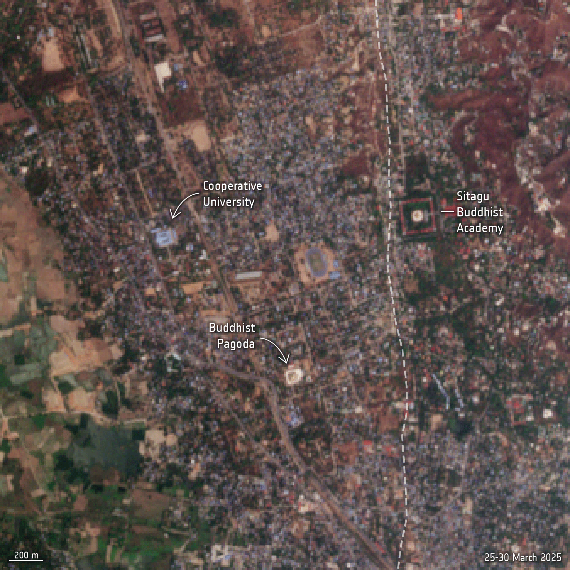 faglia terremoto myanmar mandalay