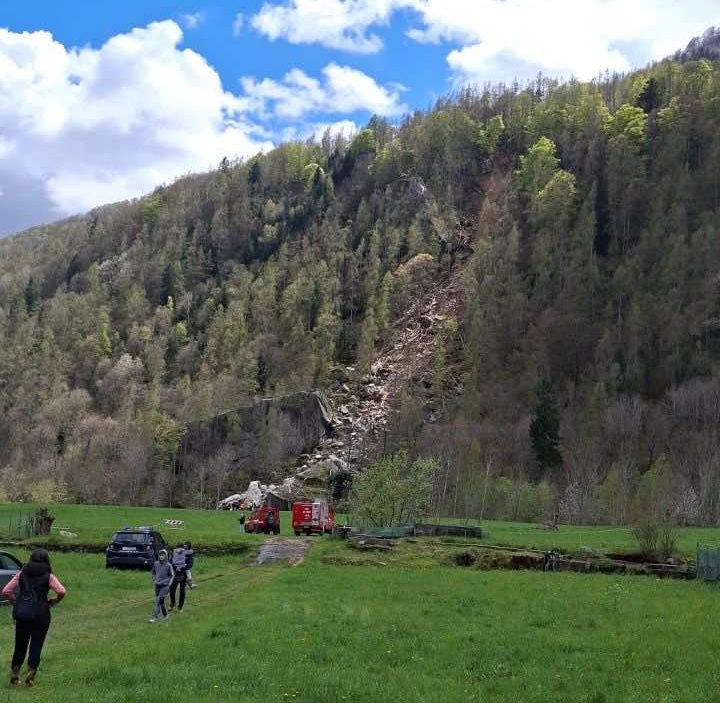 frana Chialamberto piemonte