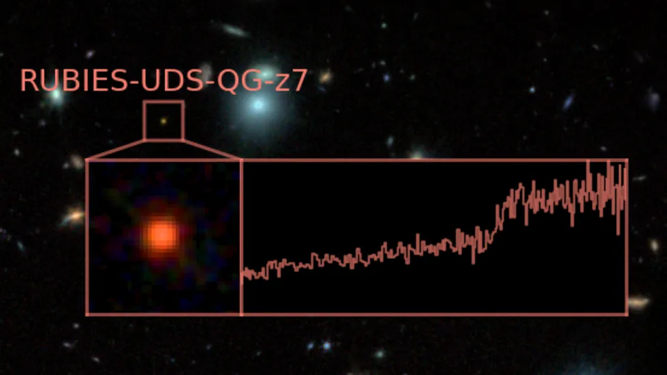 galassia RUBIES-UDS-QG-z7