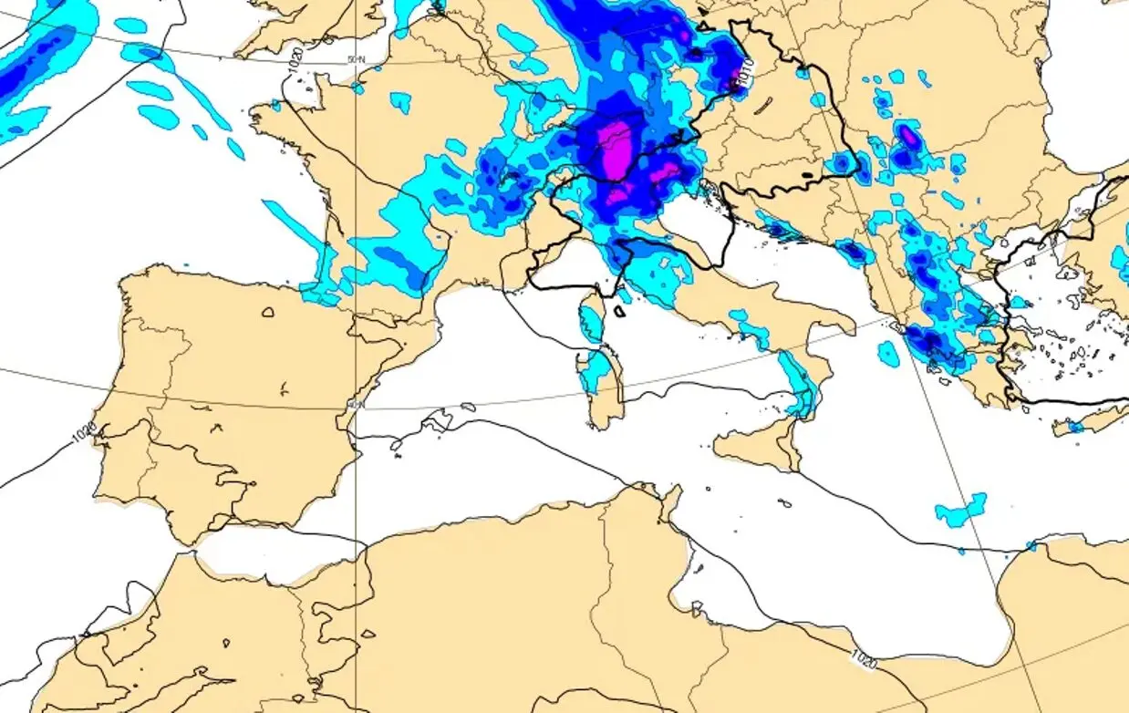 allerta meteo giovedì 24 aprile mattina