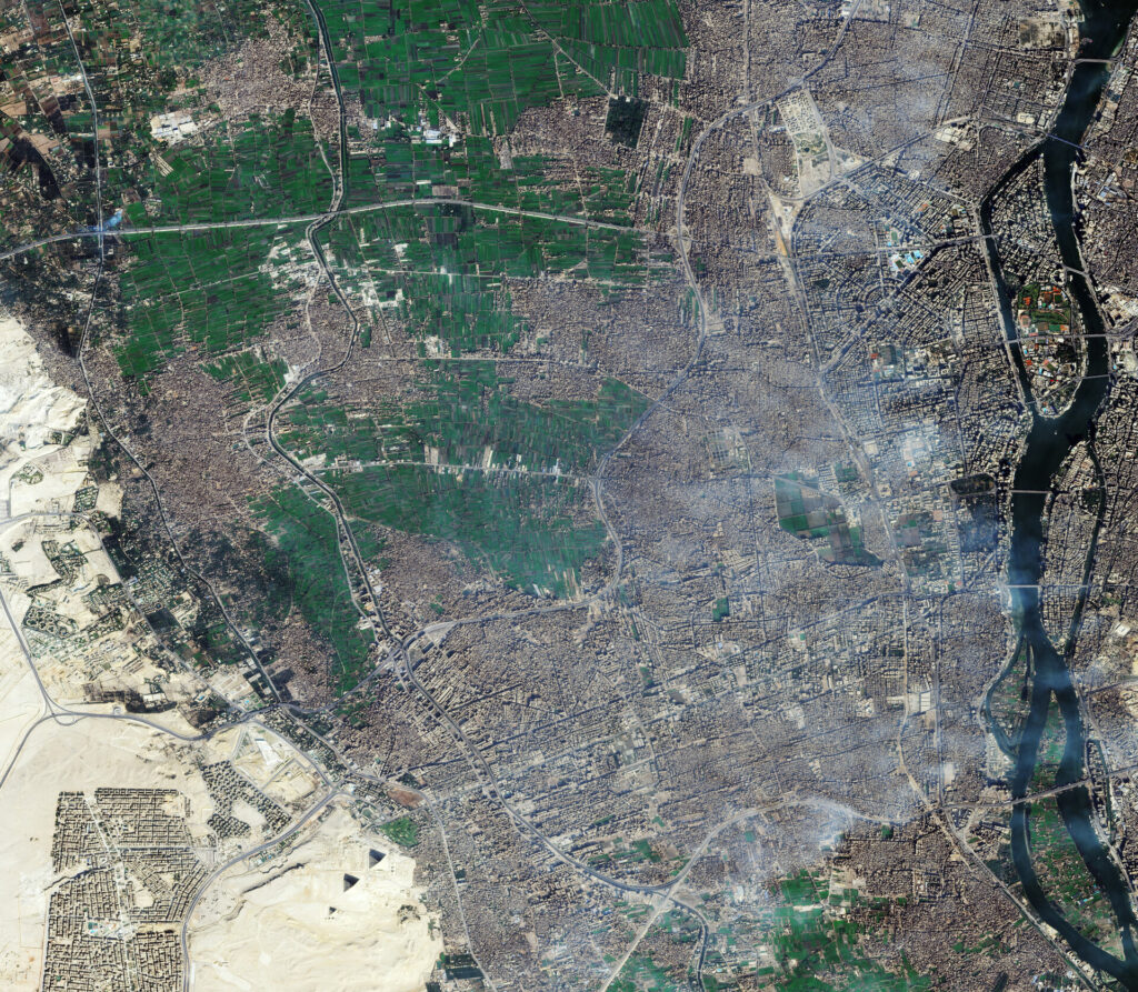 giza egitto spazio esa