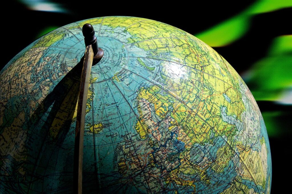 il polo nord si sta spostando mappamondo terra