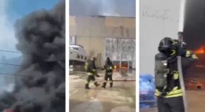 incendio cantiere Olbia