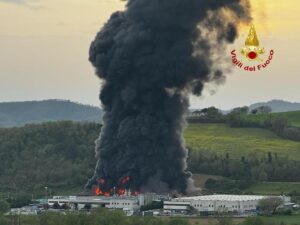 incendio umbertide umbria