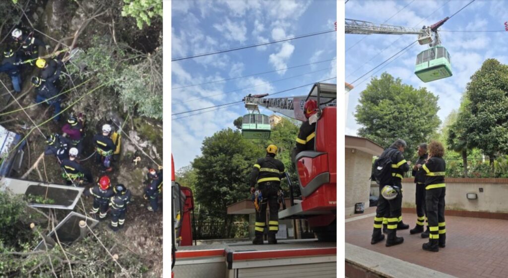 incidente funivia faito