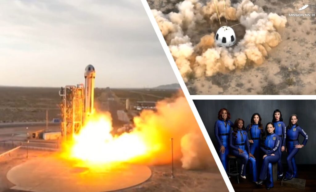 lancio blue origin oggi