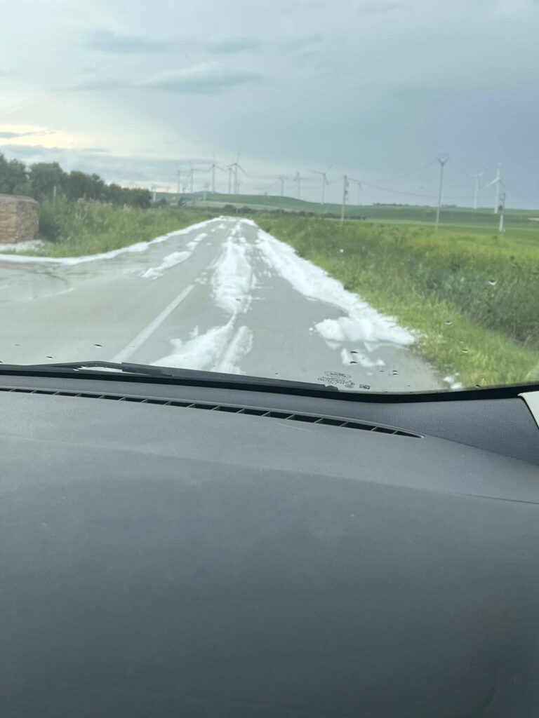 maltempo grandine lucera puglia
