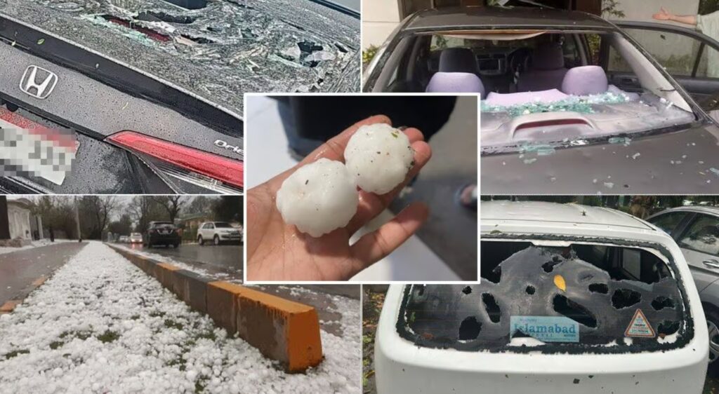 maltempo grandine pakistan