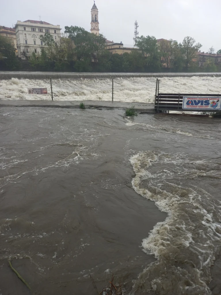 maltempo ivrea piemonte