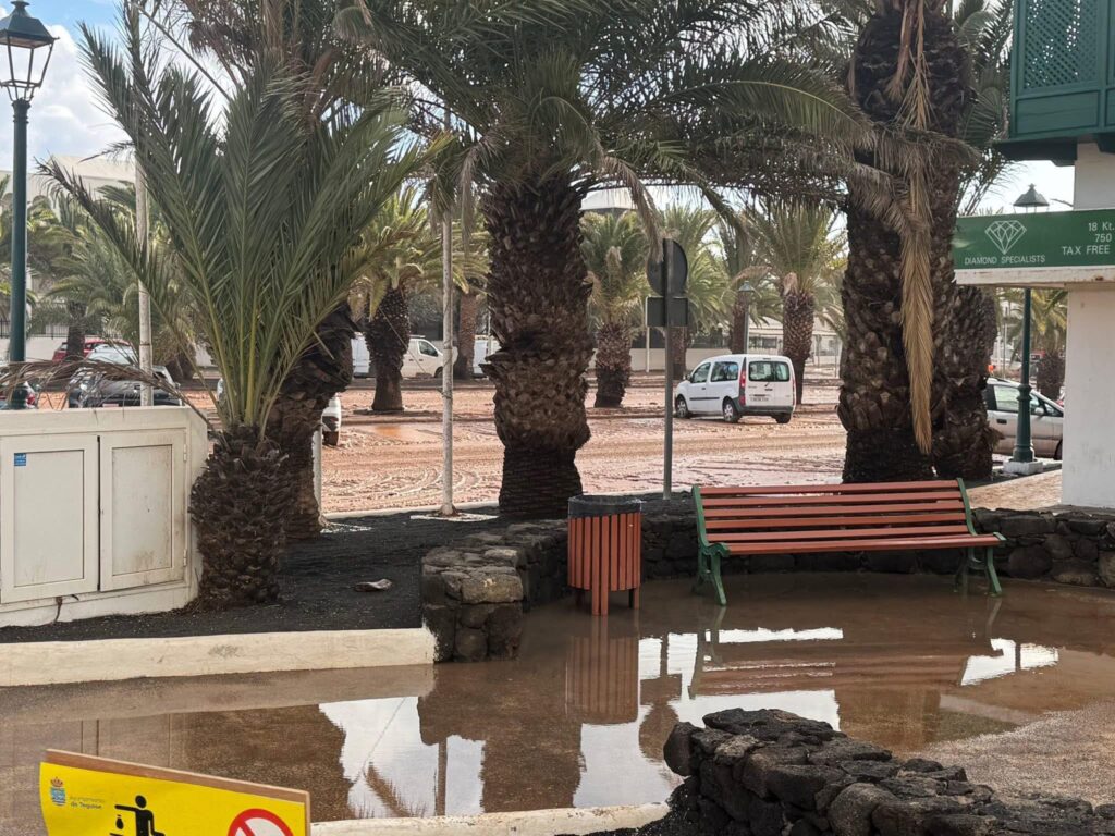 maltempo lanzarote spagna