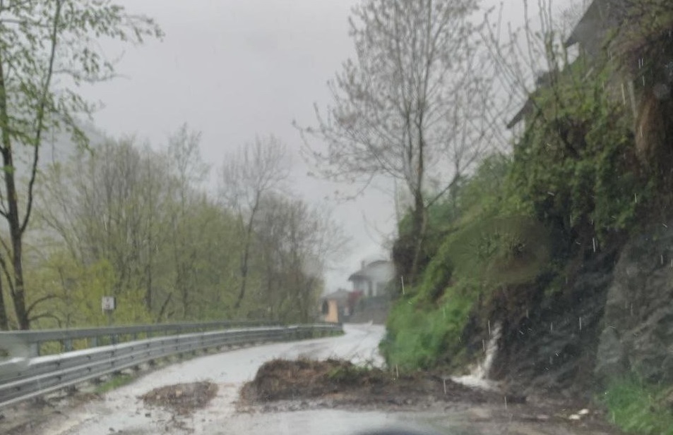 maltempo piemonte frana ossola