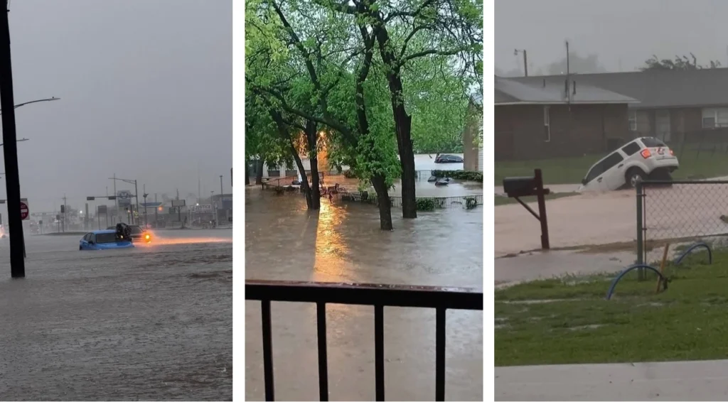 maltempo usa alluvioni lampo oklahoma