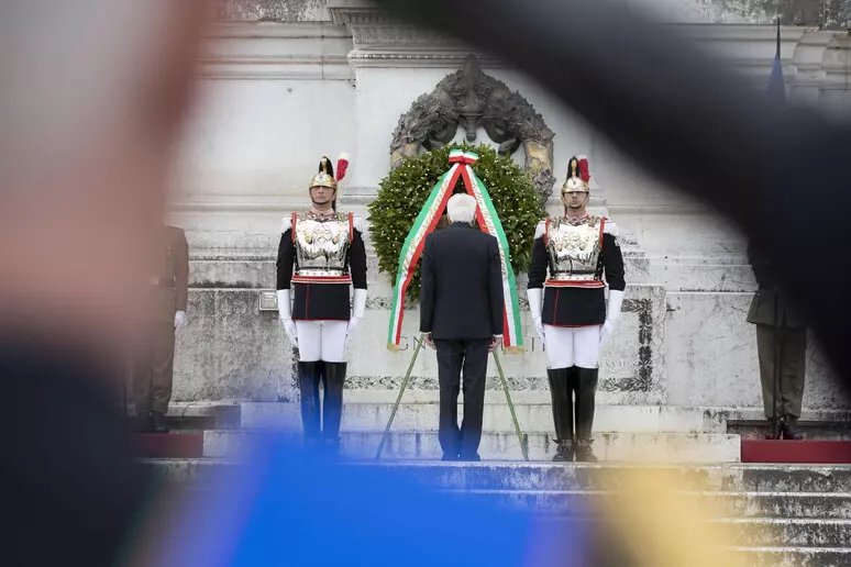 mattarella altare patria 25 aprile festa liberazione