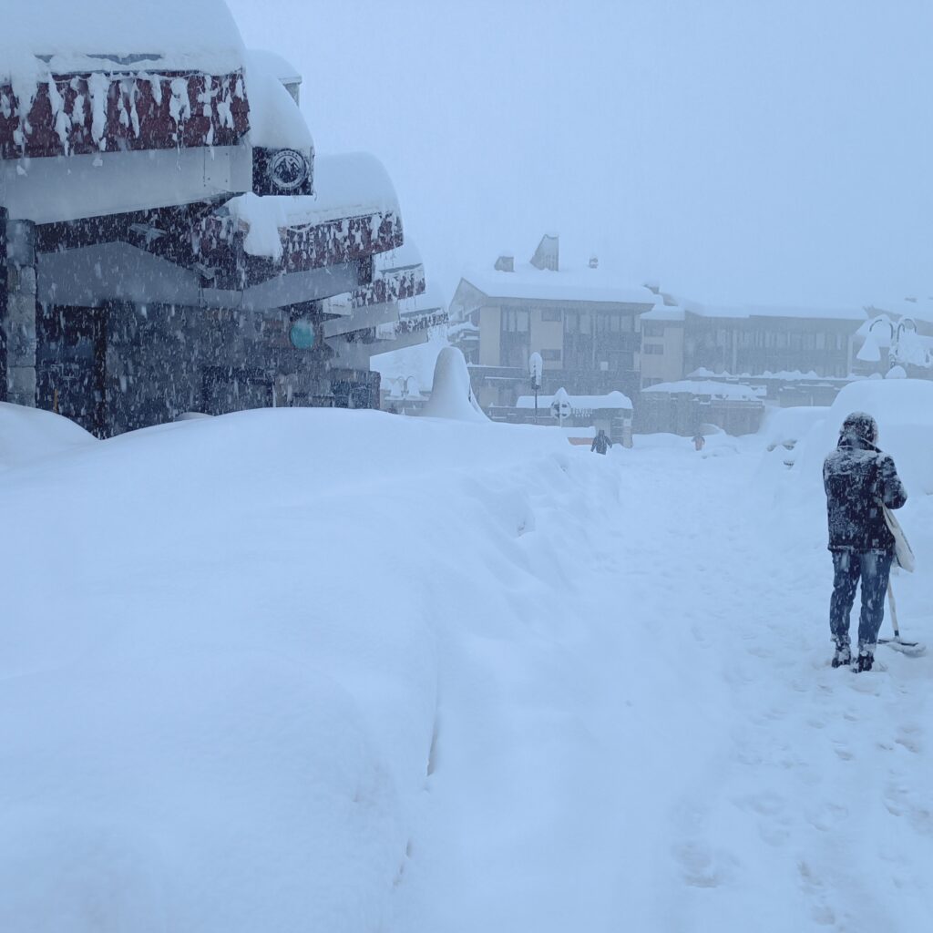 neve tignes francia