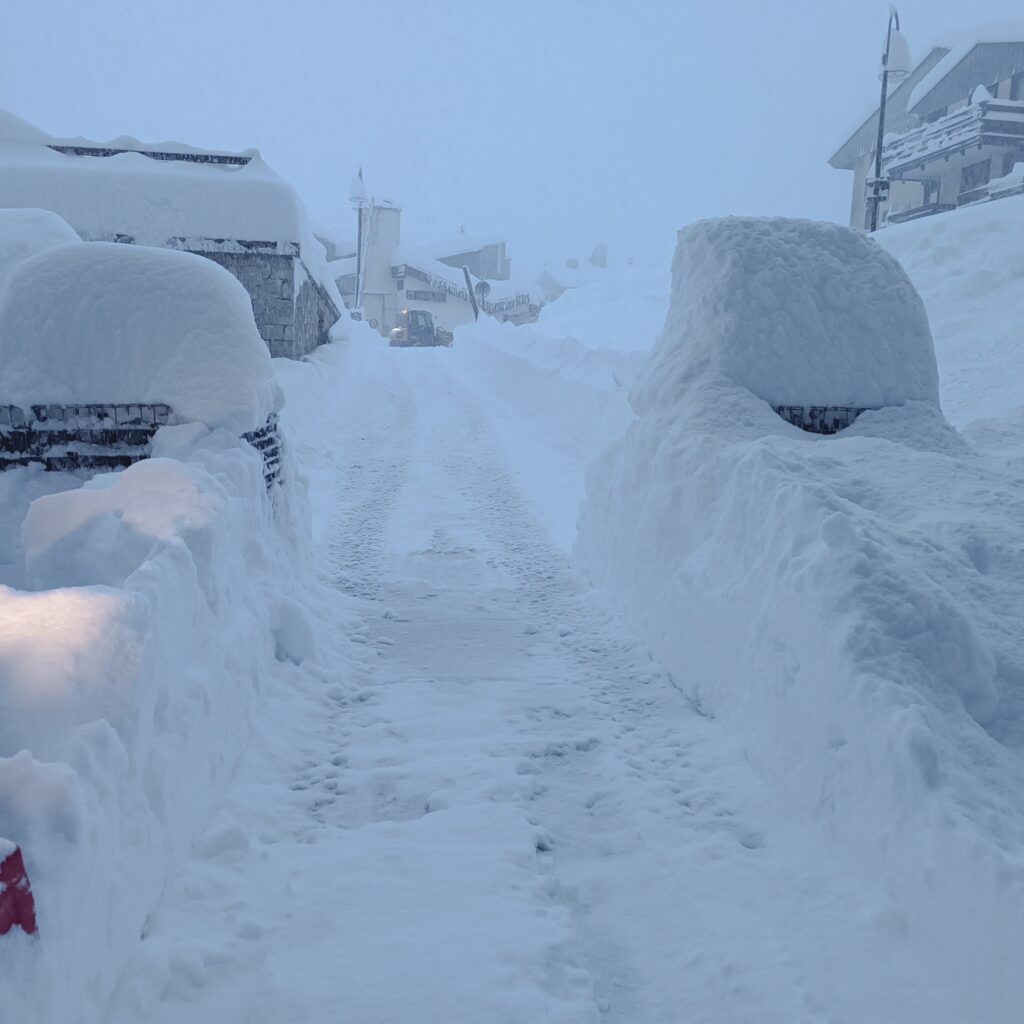 neve tignes francia