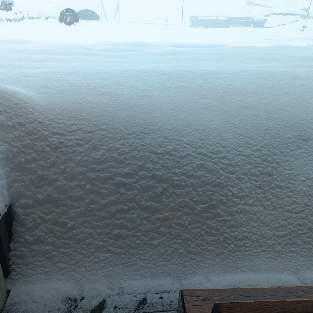 neve tignes francia