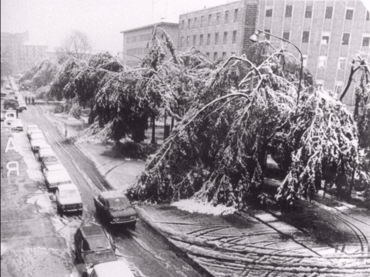 Nevicata 25 aprile 1972 Torino