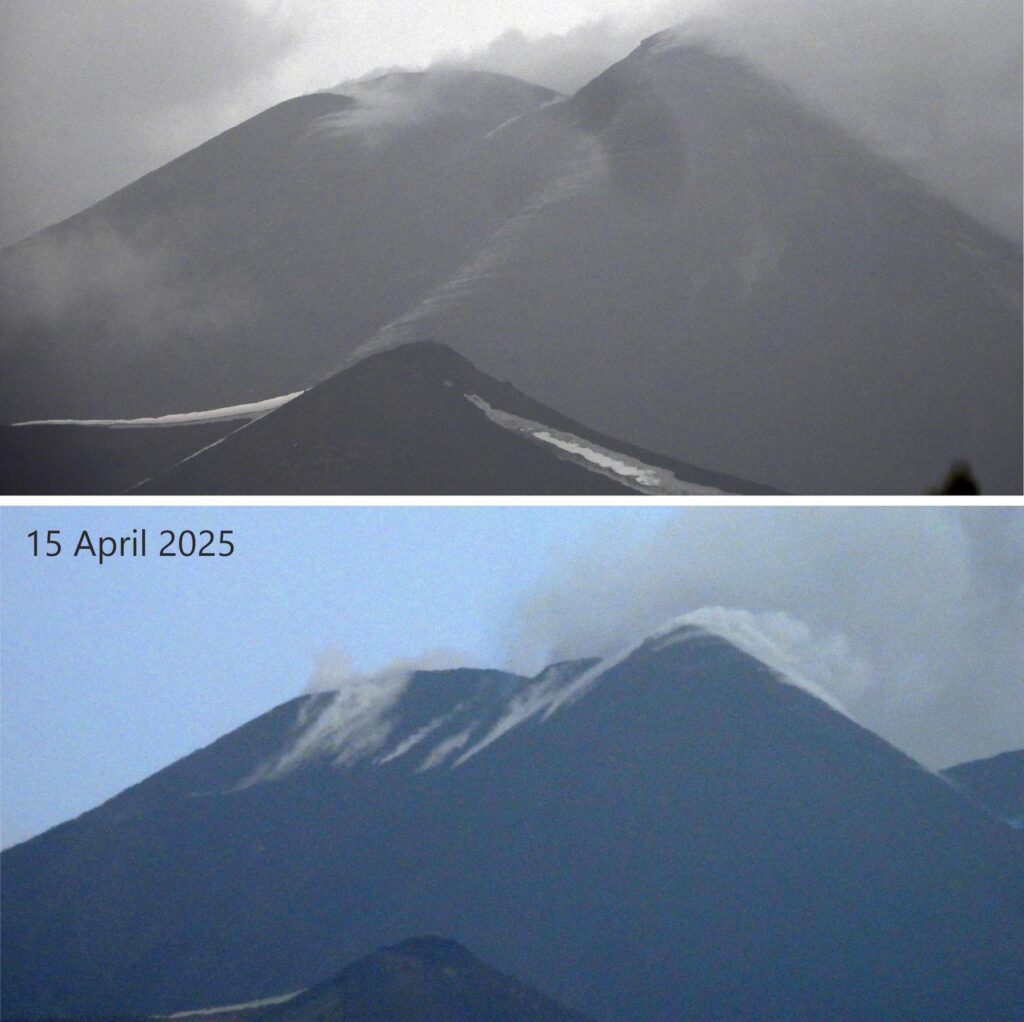nuovo cono etna aprile 2025