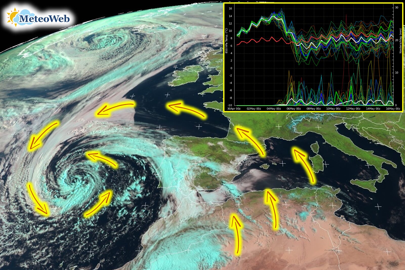 Previsioni Meteo Maggio, tutte le bufale sul “grande caldo” che non ci sarà. Scenario di forte maltempo e freddo anomalo