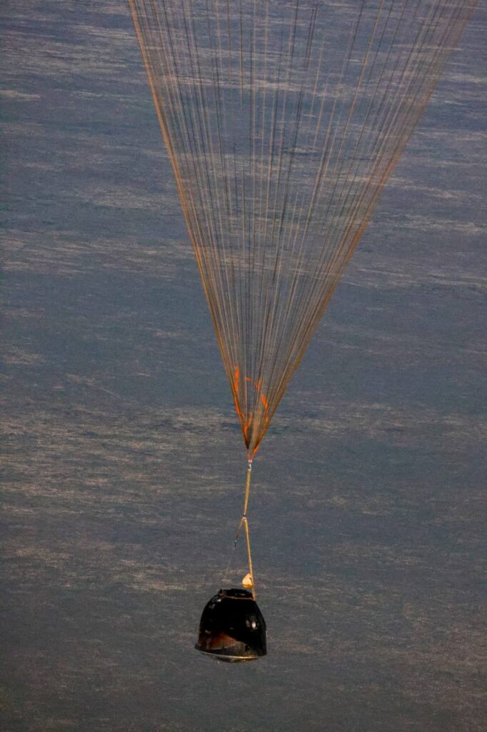 rientro astronauti kazakistan