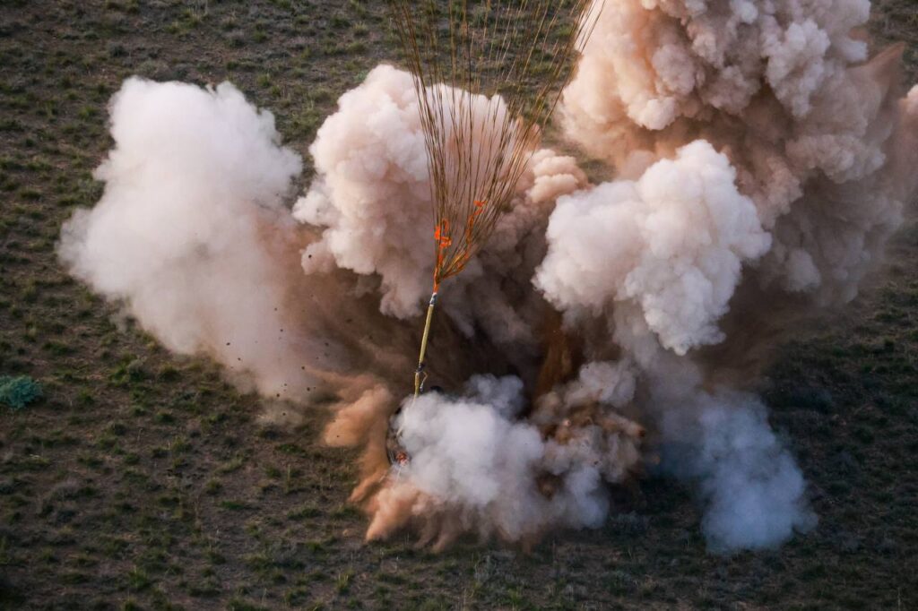 rientro astronauti kazakistan