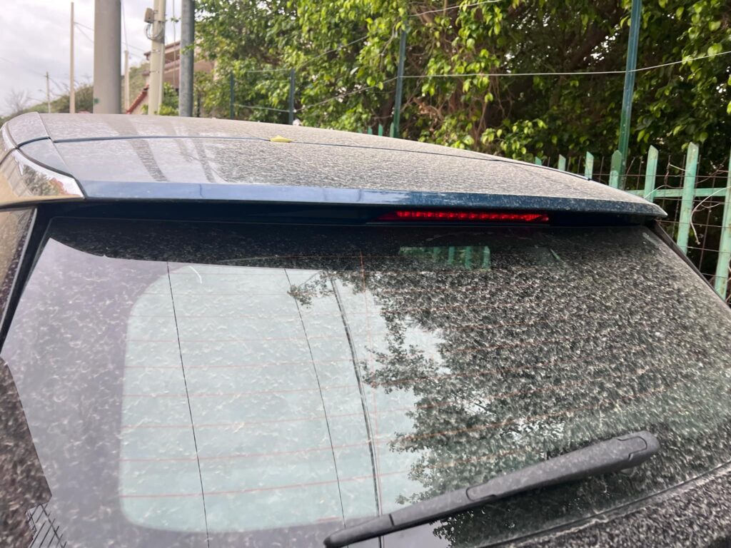 sabbia del sahara maltempo stretto di messina 14 aprile 2025