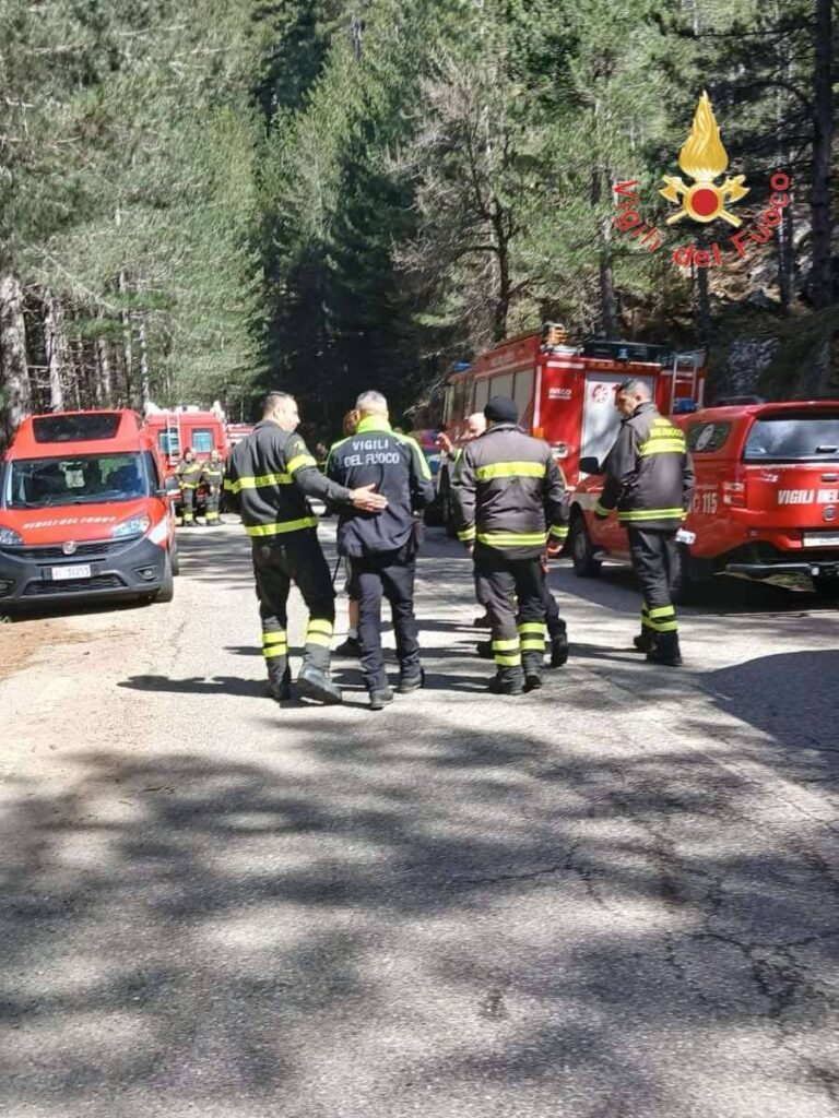 soccorsi vigili del fuoco ambulanza montagna