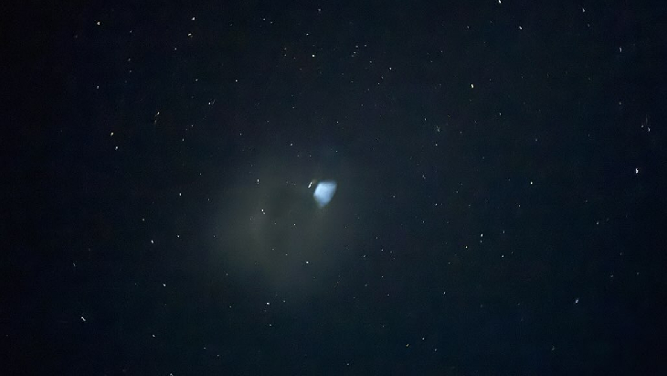 spacex buco ionosfera